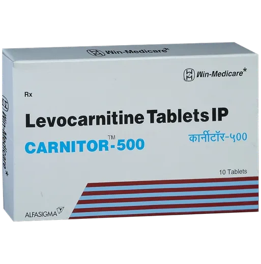 carnitor 500mg tablet 10's
